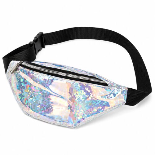 Fanny pack | Glanzend zilver