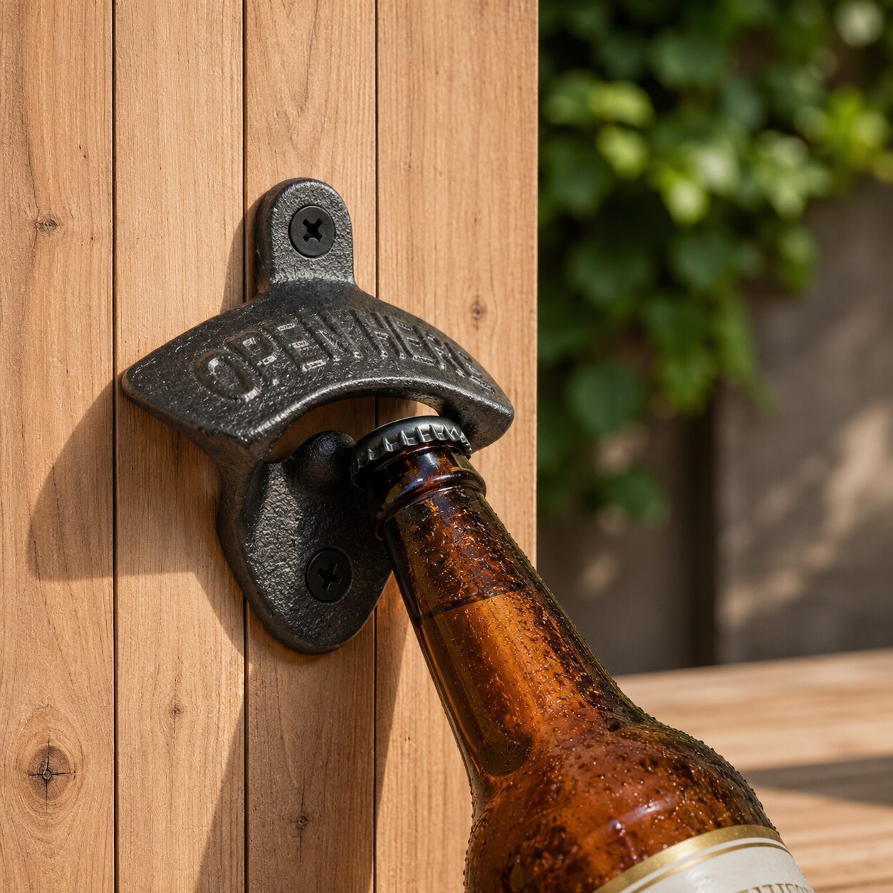 Bieropener muur zwart - Afbeelding 4