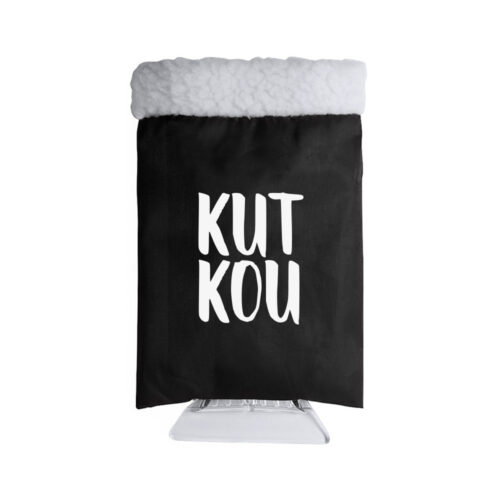 IJskrabber Kut Kou - Ruitenkrabber met handschoen - 25 x 17 cm - Zwart