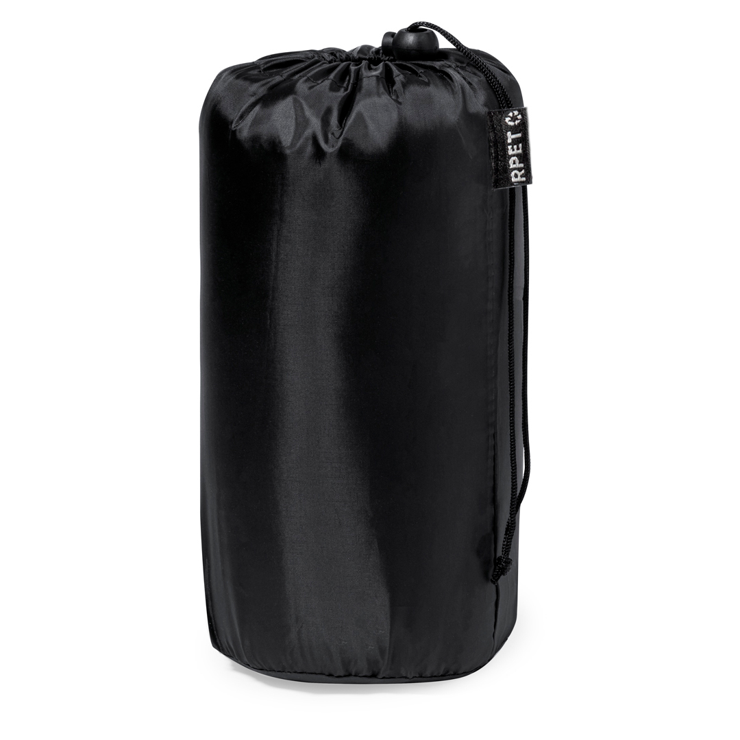 RPET fleece deken geruit met opbergzakje 150 x 120 cm rood - Afbeelding 6