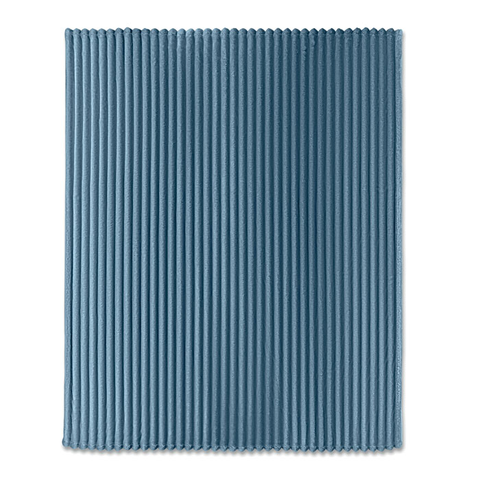 Fleece deken - 130 x 170 cm - Blauw - Afbeelding 2