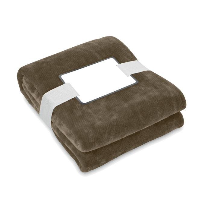 RPET Fleece deken - 120 x 150 cm - Groen - Afbeelding 3