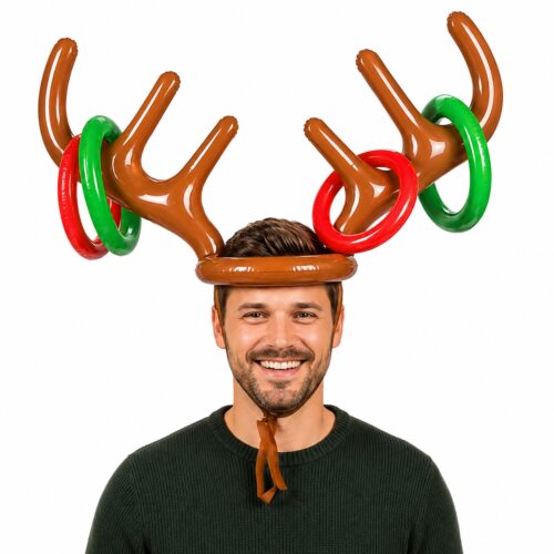 Rendier ringwerpen - Kerstspel voor de Kerstborrel