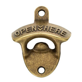 Bieropener muur brons